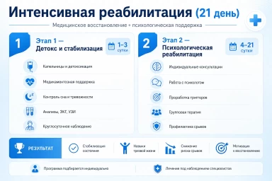Реабилитация за 21 день в Красногорске